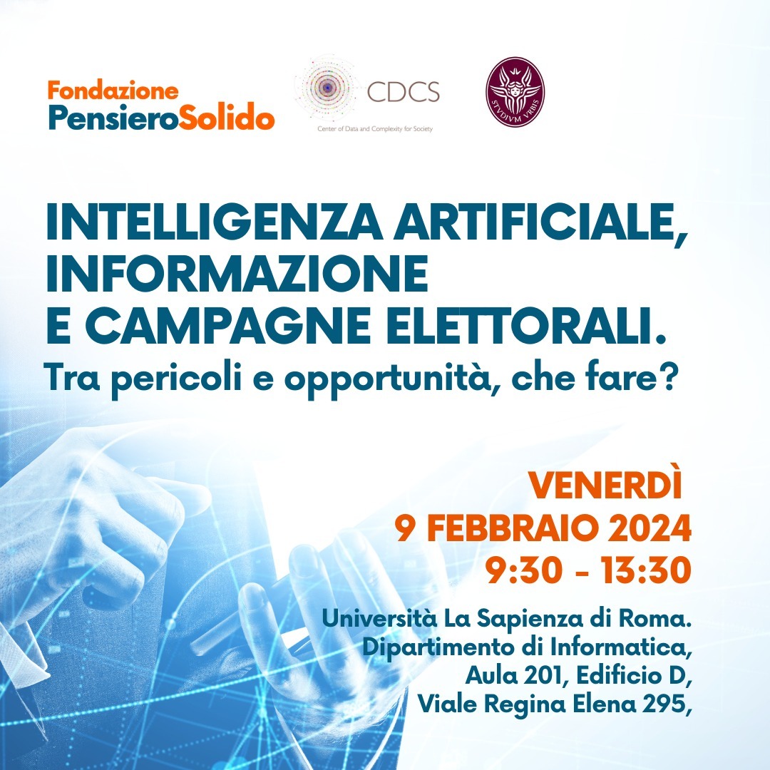 Intelligenza artificiale, informazione e campagne elettorali. Tra pericoli e opportunità, che fare?